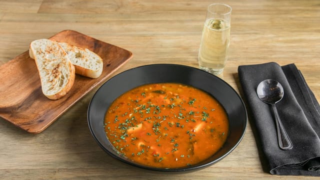 Vegetarian Fagioli Soup.