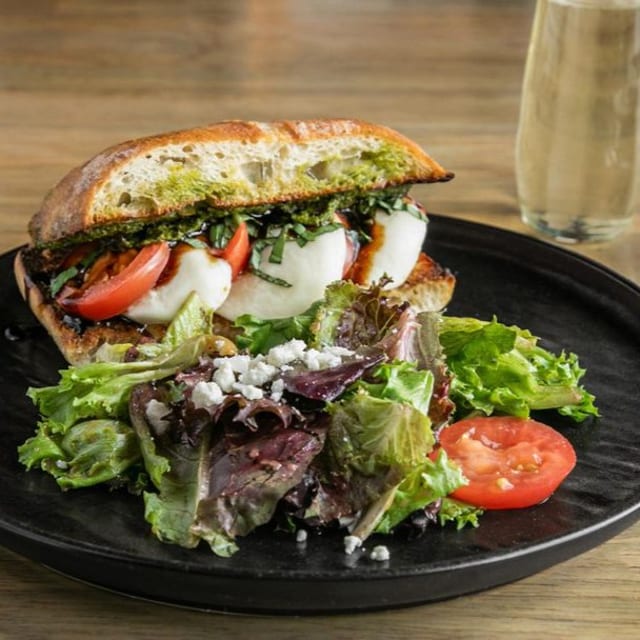 Roasted Caprese Sandwich.